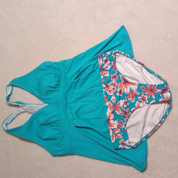 Lands' End Swim Lands End Tankini With Matching Bottom Bikini